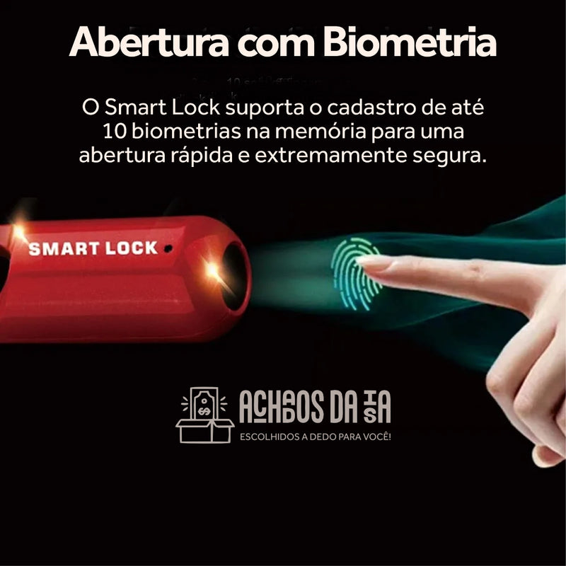 Cadeado Eletrônico com Biometria