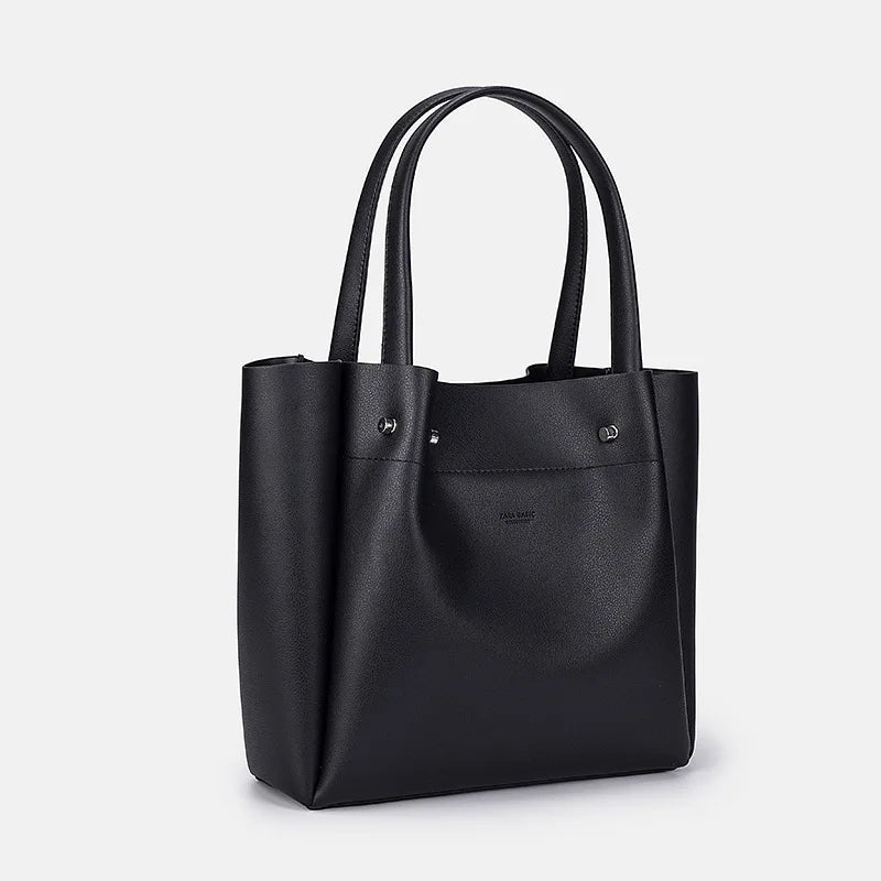 Bolsa Feminina ZRA Basic Collection em Couro - Grande